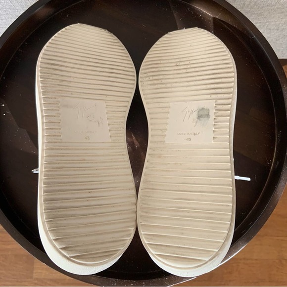 Giueseppe Zanotti Double Zip Sneaker Size 43 IT/ 10 US - Picture 10 of 15